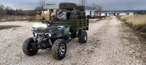 Квадроцикл грузовой GreenCamel Сахара A015 (72V32Ah 1500W R10alum) пониженная Квадроцикл грузовой GreenCamel Сахара A015 (72V32Ah 1500W R10alum) пониженная